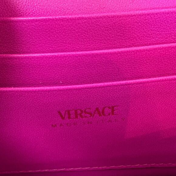 Versace Virtus Satin Mini Chain Bag pink - Picture 6 of 7